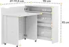 Klappschreibtisch LENART WORK CONCEPT SLIM CW-02L Produktbild-Vorschau 4