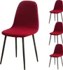Jídelna židle kryt Set of 4, žakárová tkanina čalouněná Náhled obrázku produktu 1