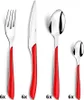 Set di posate Amefa Eclat 24 pezzi rosso Anteprima dell’immagine prodotto 3