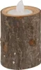 Set aus 3 windlichtern h.5 - 7 - 11cm holz - Feeric Lights Produktbild-Vorschau 3