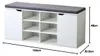 KESPER Schuhschrank weiß mit Sitzkissen – 103 x 30,5 x 48 Produktbild-Vorschau 10
