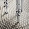 FineBuy Tavolino di design rotondo 44cm in metallo argento Anteprima dell’immagine prodotto 4