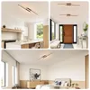 ZMH LED Plafonnier Noir 12W Blanc Chaud 3000K Moderne Voir les images du produit 7