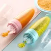 Biberon en silicone pour bébé avec cuillère, distributeur Voir les images du produit 7