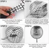 6 Stück Discokugel Luftballons, Silber Metallic Spiegel Produktbild-Vorschau 3