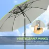 Outsunny Sonnenschirm, Ø185 cm Strandschirm mit UV-Schutz, Produktbild-Vorschau 5