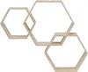 Glorex Design-Rahmen Holz Sechseck 3 Stück Produktbild-Vorschau 3