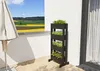 Vertikalbeet aus imprägniertem Holz, schwarz, mit 4 Produktbild-Vorschau 2