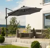 Schneider Ampelschirm Rhodos Blacklight anthrazit Ø 300 cm Produktbild-Vorschau 8