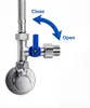 T-Stück Absperrventil 3/8 AG x 3/8 IG x 3/8 ÜM – Produktbild-Vorschau 2