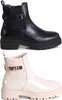 topschuhe24 2883 Damen Plateau Stiefeletten Chelsea Boots , Produktbild-Vorschau 3