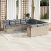 CLORIS 12-tlg. Garten-Sofagarnitur - mit Kissen - Beige Produktbild-Vorschau 1