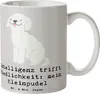 Mr. & Mrs. Panda Becher Niedlicher Kleinpudel - Grau Produktbild-Vorschau 1