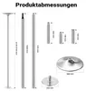 Wiltec Pole Dance Profi Tanzstange Ø 45 mm, Produktbild-Vorschau 3