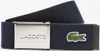 LACOSTE cintura Casual Woven Strap W110 Navy Blue Anteprima dell’immagine prodotto 3