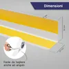 HOLZBRINK Battiscopa adesivo in PVC 32x23mm, 25 m | Bordino Anteprima dell’immagine prodotto 4