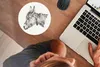 MuchoWow® Mauspad Mousepad Kopf einer Staffelei, nach links Produktbild-Vorschau 3