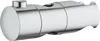 A chrome-plated shower slide element on a white background. Produktbild-Vorschau