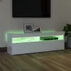 vidaXL TV-Schrank mit LED-Leuchten Hochglanz-Weiß 120x35x40 Produktbild-Vorschau 15