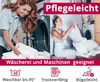 Collage of two women doing laundry, with text and icons related to product care. Produktbild-Vorschau