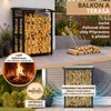 Stojan na drevo vonku Strecha 91×56×117 cm Nastaviteľné Náhľad obrázku produktu 4