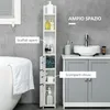 Badezimmerschrank mit Regalen und Schr?nken, platzsparender Produktbild-Vorschau 6