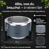 Rauchfreie Edelstahl Feuerschale Ø56cm Raucharm Produktbild-Vorschau 8