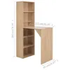 VidaXL 280229, Dąb, 1150 mm, 590 mm, 2000 mm, 1 szt. Podgląd zdjęcia produktu 5