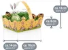 com-four® 6x Osterkorb mit Motiv - Pappkörbchen zum Produktbild-Vorschau 6