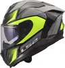 LS2 FF817 Challenger II Viper Helm, grau/gelb, L (59/60) Produktbild-Vorschau 2