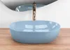 Umywalka nablatowa Rea LISA L.BLUE SHINY Podgląd zdjęcia produktu 4