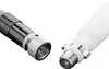 Close-up of two coaxial cable connectors against a white background. Produktbild-Vorschau
