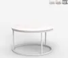 Table de salon ronde 80 cm en marbre contemporain Ossidiana Voir les images du produit 5