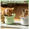 2er-Pack Katzen Futternäpfe erhöhte Silikonnäpfe rutschfest Produktbild-Vorschau 5