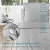 JEMIDI Bettwäsche mit Rüschen Set - 135 x 200 cm - Einzel Produktbild-Vorschau 4