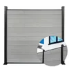 WPC plot Kronos s robustními hliníkovými sloupky 180x180 cm Náhled obrázku produktu 1