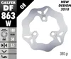 Bremsscheibe Galfer DF863W WAVE® starr hinten 180x3,5mm für Produktbild-Vorschau 2