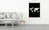 MuchoWow® Textilposter Weltkarte - Design - Dreieck 120x160 Produktbild-Vorschau 3