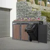 ML-Design Mülltonnenbox 3er mit Pflanzdach, Produktbild-Vorschau 9