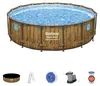 Piscina tonda Power Steel Swim Vista Series Con Oblò Anteprima dell’immagine prodotto 1