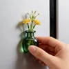 10er-Set Mini-Keramik-Vasen-Magnet, niedlicher Produktbild-Vorschau 5