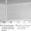 WENKO stropní podpěra pro teleskopické tyče 57 cm držák Náhled obrázku produktu 4