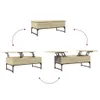 The Living Store Couchtisch Sonoma-Eiche 100x50x40 cm Produktbild-Vorschau 8