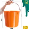 KADAX Wiadro Wiaderko Budowlane 12L 25kg mocne 3szt. Podgląd zdjęcia produktu 3