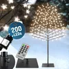 MONZANA® Arbre lumineux 200 LED 180 cm minuterie 8 modes de Voir les images du produit 1