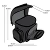 Mantona Premium Photo Bag Rosso Nero Anteprima dell’immagine prodotto 4