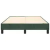 vidaXL Struttura letto a molle verde scuro 120x200 cm in Anteprima dell’immagine prodotto 4