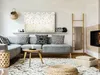 Italienischer Leinwand Leinwandbild - Falling Flowers (1 Produktbild-Vorschau 2