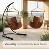 Fauteuil suspendu XXL HMG-40 marron Voir les images du produit 16