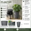 Blumentopf Ø: 41 x H: 55,7 cm Faux Dark Grey, für Innen & Produktbild-Vorschau 3
